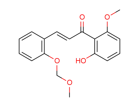 Molecular Structure of 109469-61-6 (2'-hydroxy-6'-methoxy-2-methoxymethoxy-<i>trans</i>-chalcone)