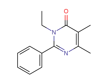 3-ethyl-5,6-dimethyl-2-phenyl-3<i>H</i>-pyrimidin-4-one