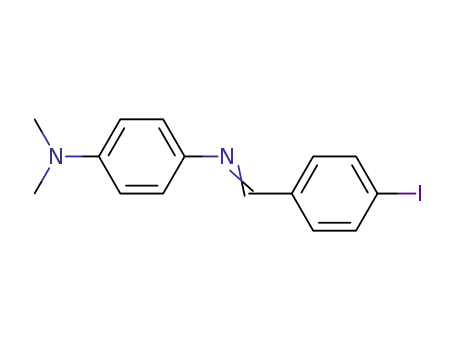 N-[1-(4-Iodo-phenyl)-meth-(E)-ylidene]-N',N'-dimethyl-benzene-1,4-diamine