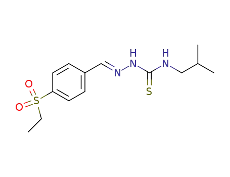 4-ethanesulfonyl-benzaldehyde-(4-isobutyl thiosemicarbazone)