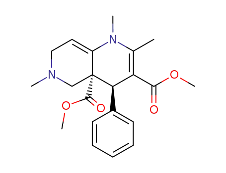 dimethyl 1,2,6-trimethyl-t-4-phenyl-1,4,4a,5,6,7-hexahydro-1,6-naphthyridine-3,r-4a-dicarboxylate