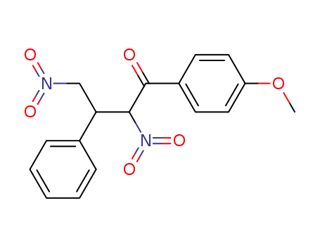 1-(4-methoxy-phenyl)-2,4-dinitro-3-phenyl-butan-1-one