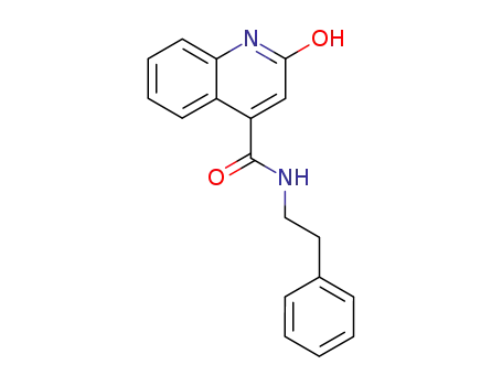 Molecular Structure of 107520-08-1 (2-hydroxy-4-<N-(phenethyl)carboxamido>quinoline)