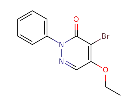 4-bromo-5-ethoxy-2-phenyl-2<i>H</i>-pyridazin-3-one