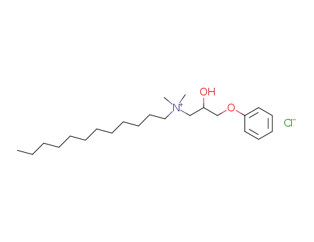 Molecular Structure of 4728-59-0 (dodecyl-(2-hydroxy-3-phenoxy-propyl)-dimethyl-ammonium; chloride)