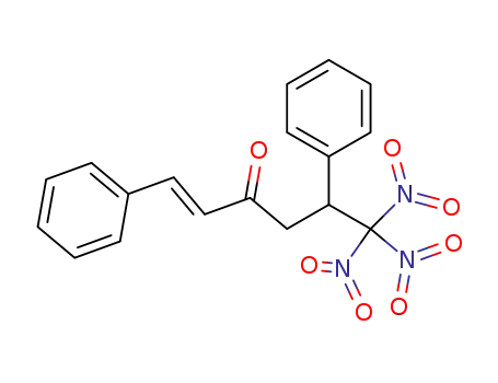 Molecular Structure of 102029-39-0 ((+/-)-6,6,6-trinitro-1<i>t</i>,5-diphenyl-hex-1-en-3-one)