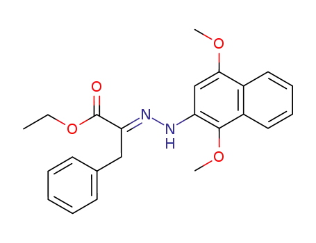 Benzenepropanoic acid, a-[(1,4-dimethoxy-2-naphthalenyl)hydrazono]-,
ethyl ester, (E)-