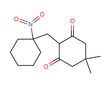 5,5-dimethyl-2-(1-nitro-cyclohexylmethyl)-cyclohexane-1,3-dione
