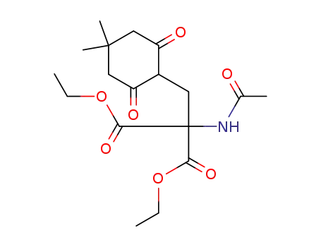 acetylamino-(4,4-dimethyl-2,6-dioxo-cyclohexylmethyl)-malonic acid diethyl ester