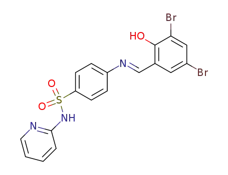 <i>N</i>-(3,5-dibromo-2-hydroxy-benzylidene)-sulfanilic acid-[2]pyridylamide