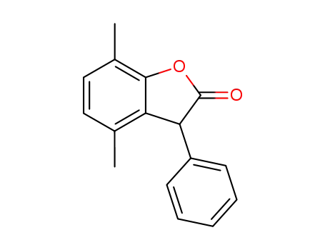 Molecular Structure of 50341-27-0 (2(3H)-Benzofuranone, 4,7-dimethyl-3-phenyl-)