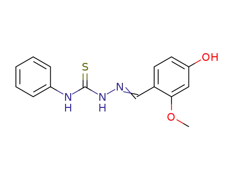 1-(2-methoxy-4-hydroxybenzylidene)-4-phenylthiosemicarbazone