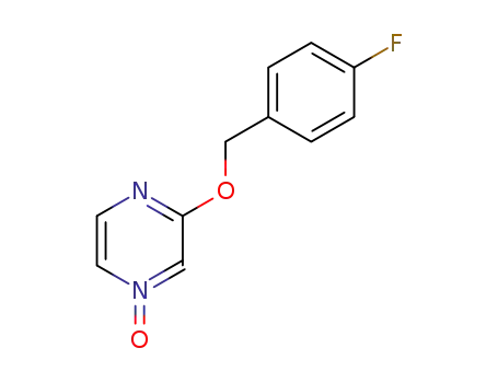2-(4-fluorobenzyloxy)-2(1H)-pyrazinone 4-oxide