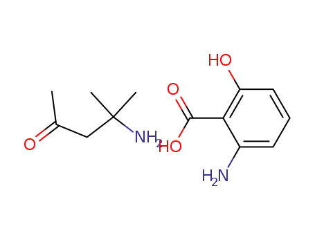 2-amino-6-hydroxy-benzoic acid ; 4-amino-4-methyl-pentan-2-one salt