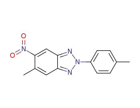 5-methyl-6-nitro-2-<i>p</i>-tolyl-2<i>H</i>-benzotriazole