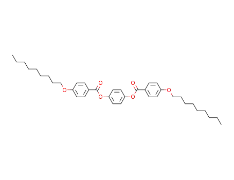 Molecular Structure of 26314-50-1 (Benzoic acid, 4-(nonyloxy)-, 1,4-phenylene ester)