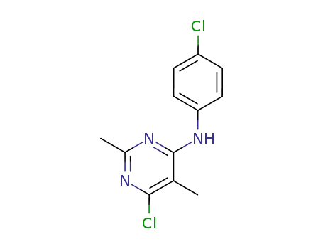 (6-chloro-2,5-dimethyl-pyrimidin-4-yl)-(4-chloro-phenyl)-amine