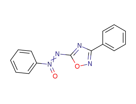 N-Phenyl-N'-(3-phenyl-[1,2,4]oxadiazol-5-yl)-diazene N-oxide