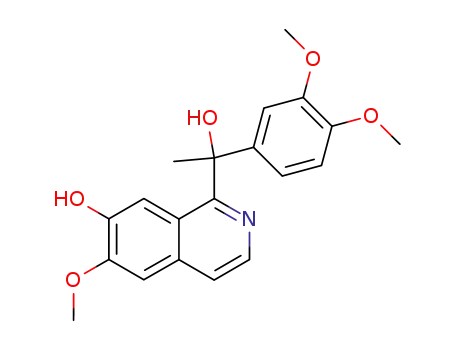 1-(3,4-dimethoxy-phenyl)-1-(7-hydroxy-6-methoxy-[1]isoquinolyl)-ethanol