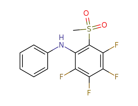 methyl 2-anilinotetrafluorophenyl sulfone