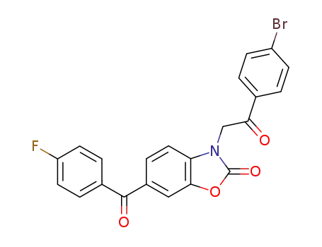3-[2-(4-Bromo-phenyl)-2-oxo-ethyl]-6-(4-fluoro-benzoyl)-3H-benzooxazol-2-one