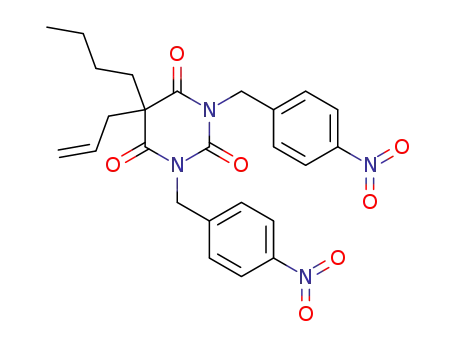 5-allyl-5-butyl-1,3-bis-(4-nitro-benzyl)-barbituric acid