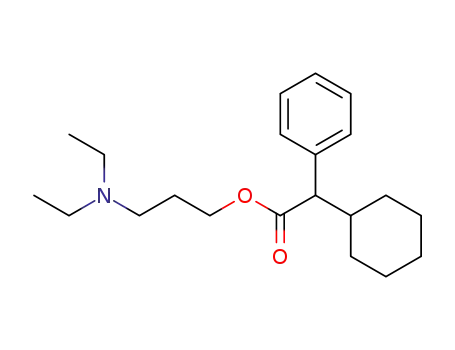 cyclohexyl-phenyl-acetic acid-(3-diethylamino-propyl ester)