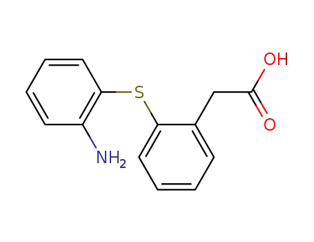 <2-(2-aminophenylthio)phenyl>acetic acid