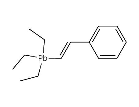 Molecular Structure of 125644-37-3 (triethyl-styryl plumbane)