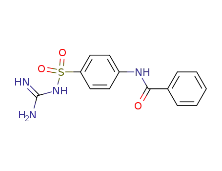 Molecular Structure of 106379-53-7 ((<i>N</i>-benzoyl-sulfanilyl)-guanidine)