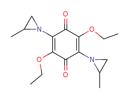 2,5-diethoxy-3,6-bis-(2-methyl-aziridin-1-yl)-[1,4]benzoquinone