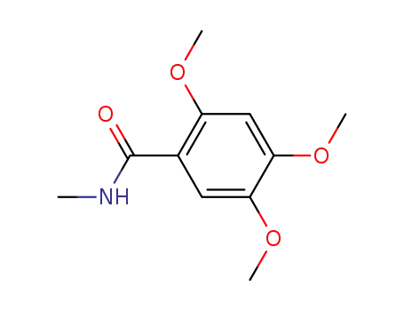 Molecular Structure of 139958-87-5 (Benzamide, 2,4,5-trimethoxy-N-methyl-)