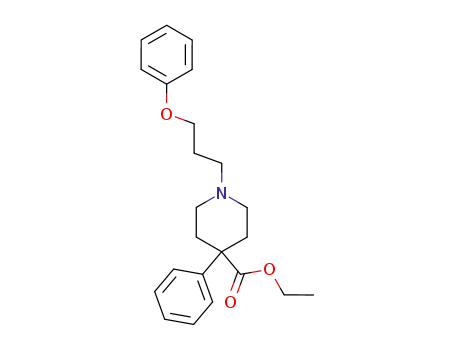 1-(3-phenoxy-propyl)-4-phenyl-piperidine-4-carboxylic acid ethyl ester