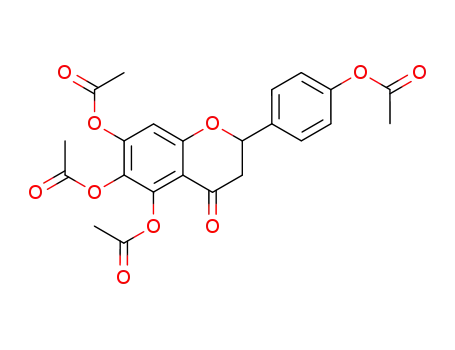 5,6,7-triacetoxy-2-(4-acetoxy-phenyl)-chroman-4-one