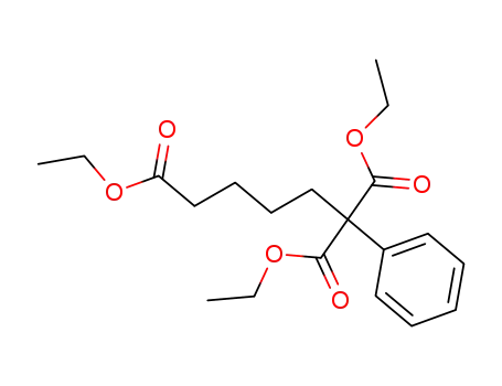 Molecular Structure of 79181-99-0 (1,1,5-Pentanetricarboxylic acid, 1-phenyl-, triethyl ester)