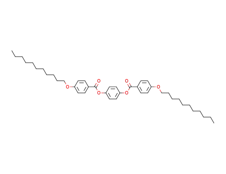 Molecular Structure of 26314-52-3 (Benzoic acid, 4-(undecyloxy)-, 1,4-phenylene ester)
