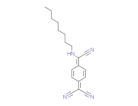 Molecular Structure of 61013-88-5 (Propanedinitrile,
[4-[cyano(octylamino)methylene]-2,5-cyclohexadien-1-ylidene]-)