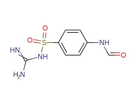 Molecular Structure of 781-01-1 (Benzenesulfonamide,N-(aminoiminomethyl)-4-(formylamino)-)