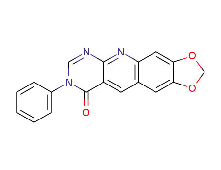8-Phenyl-8H-1,3-dioxa-5,6,8-triaza-cyclopenta[b]anthracen-9-one