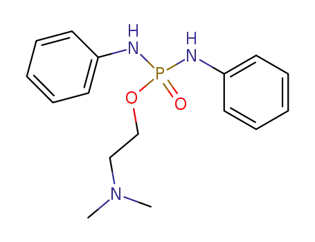 Molecular Structure of 101275-87-0 (<i>N</i>,<i>N</i>'-diphenyl-diamidophosphoric acid-(2-dimethylamino-ethyl ester))