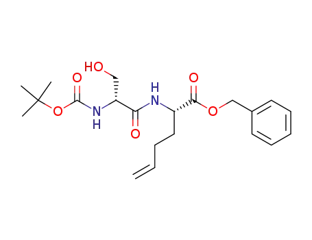 (S)-2-((R)-2-tert-Butoxycarbonylamino-3-hydroxy-propionylamino)-hex-5-enoic acid benzyl ester