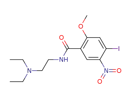 5-Nitro-4-iodo-2-methoxy-N-(2-diethylaminoethyl)benzamide