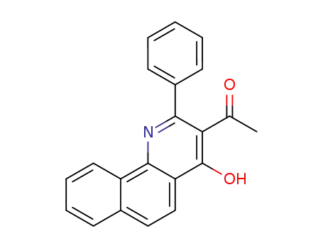 1-(4-hydroxy-2-phenyl-benzo[<i>h</i>]quinolin-3-yl)-ethanone