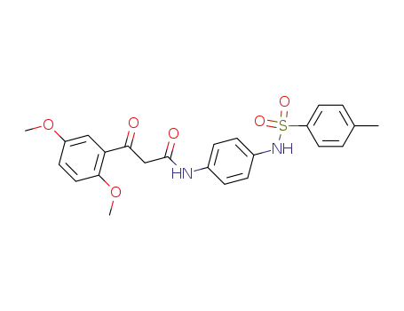 1-[3-(2,5-dimethoxy-phenyl)-3-oxo-propionylamino]-4-(toluene-4-sulfonylamino)-benzene