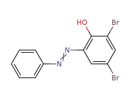 Molecular Structure of 138507-61-6 (Phenol, 2,4-dibromo-6-(phenylazo)-)