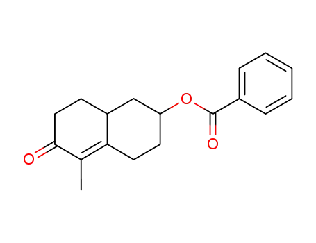 6-benzoyloxy-1-methyl-4,4a,5,6,7,8-hexahydro-3<i>H</i>-naphthalen-2-one