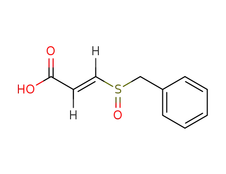 3-phenylmethanesulfinyl-acrylic acid