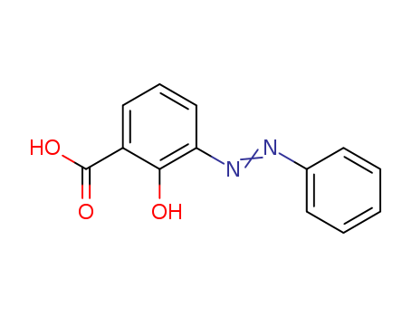 2-Hydroxy-3-phenylazo-benzoic acid
