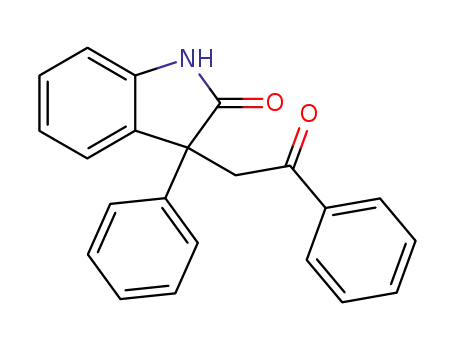 3-phenacyl-3-phenyl-indolin-2-one