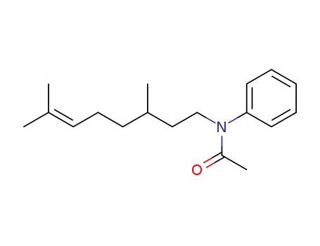 <i>N</i>-(3,7-dimethyl-oct-6-enyl)-acetanilide